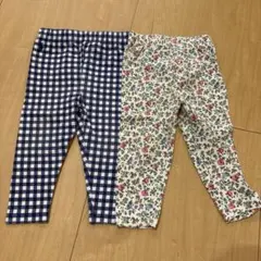 Ralph Lauren チェック柄・花柄レギンス サイズ80