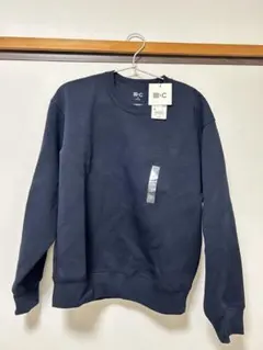 ユニクロC オーバーサイズスウェットシャツ　ネイビー　XS
