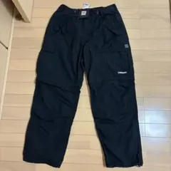 新品VISION STREET WEAR カーゴパンツ ブラック Mサイズ　男女のサムネイル