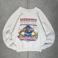 MEMPHIS TENNESSEE　スウェット　発泡プリント　USA製　80s