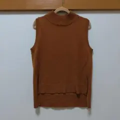 MURUA ムルーア ハイネック ノースリーブ ニットタートルネックニット