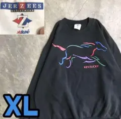 5T4703 JERZEES スウェット　デザイン　USA製　オーバーサイズ