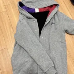 X-GIRL フリースジャケット グレー