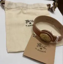 ☆ IL BISONTE イルビゾンテ　レザー ブレスレット　新品のサムネイル