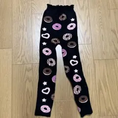 ドーナツ柄タイツ　ワコール　毛パン　あったかパンツ