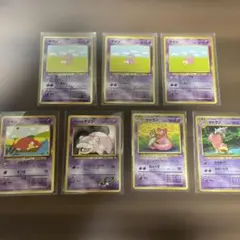 ポケモンカード 旧裏面 ヤドキング ヤドン セット 渦巻きホロ - メルカリ