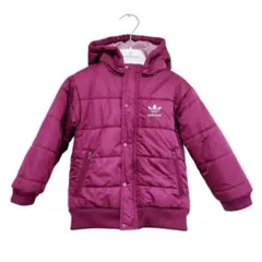 韓国♥️アディダスオリジナルス　中綿ジャケット　フード付き　キッズ　サイズ80