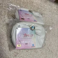 Emotional moment リボンポーチ ホワイト 2個セット