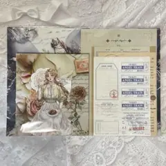 コラージュ素材　100枚以上　A4デザインペーパー　紙モノ　シール　平袋