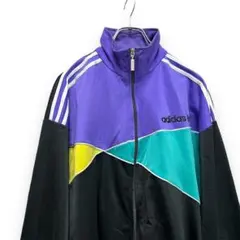 希少　80s ヨーロッパ製　アディダス　トラックジャケット　ジャージ　ビンテージ