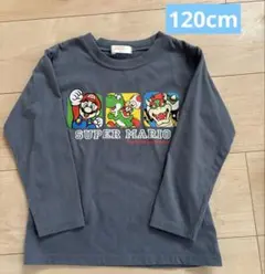 スーパーマリオ 長袖Tシャツ 120cm
