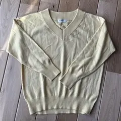 GLOBAL WORK イエローニット Mサイズ