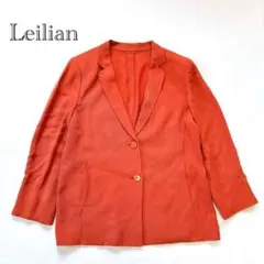 レリアン Leilian テーラードジャケット リネン ウール 日本製 大きめのサムネイル
