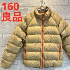 良品✨mont-bell モンベル　160 ダウンコート ベージュ　フェザー