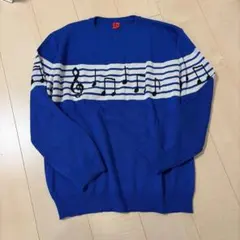 ローター　セーター　音符　青