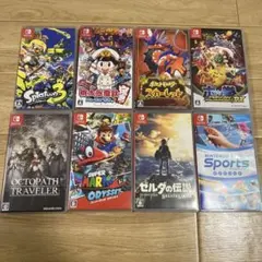 Nintendo Switchソフト8本セット売り