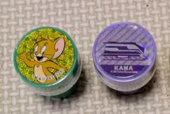 キャラクターミニスタンプ 2個セット トムとジェリー トーマス KANA 印鑑