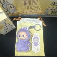 【正規品】ラブブ　PINFORLOVEイニシャル　Ｈ ラブブ LABUBU PIN FOR LOVE H LABUBU PIN FOR LOVE ラブブ