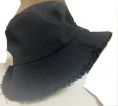 ブラックバケットハット