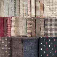 先染め布　多色布地セット（8ー841）28枚