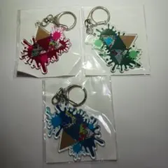 スプラトゥーン ゼルダの伝説 アクリルキーホルダー 3個セット 未開封未使用