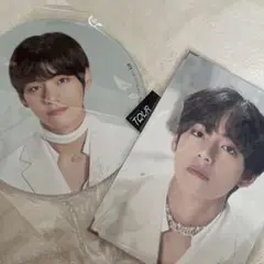 公式BTS テテ V 未開封 うちわプレフォトセットMOSツアー