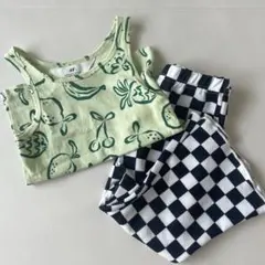 H&Mタンクトップ & フレアパンツ 2着まとめ売り　女の子　男の子　子ども服