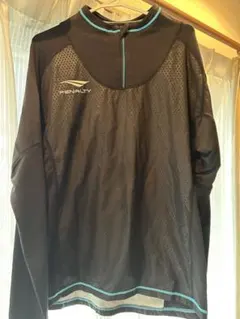 Penalty ブラック 長袖 トレーニングトップ