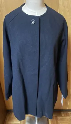 【新品未使用】ヤマダヤスコットクラブ系列FENNELノーカラージャケットコート