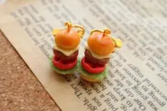 marina様専用♡ハンバーガー型イヤリング