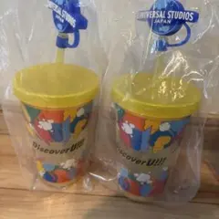 USJ Discover U!!! ストロー付きタンブラー 2個セットのサムネイル
