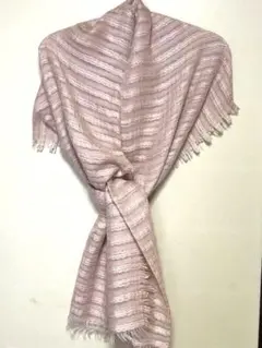 アニオナカシミアシルクの大判ショール アニオナ AGNONA ストール カシミヤ パープル | YOKOAUNTY