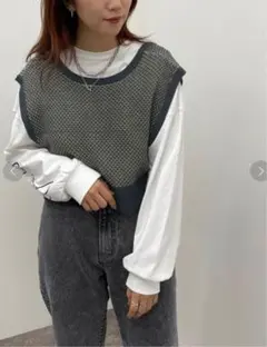apres jour mignon ニットベストのサムネイル