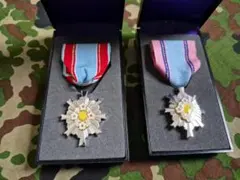 防衛功労章授付き　4級5級　2個セット ケース付き 2025年最新】防衛功労の人気アイテム - メルカリ