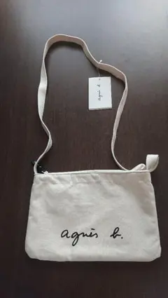 大幅値下げ！新品タグ付き☆agnes b.ロゴサコッシュ