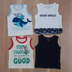 新品未使用☆95㎝タンクトップ4枚セット
