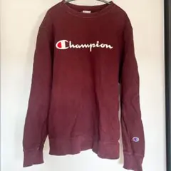 Champion バーガンディ スウェット Lサイズ