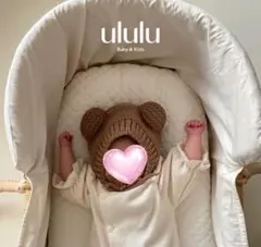 ululu ◎ くまボンネット ボンネット 新生児 ベビー ニューボーン 帽子のサムネイル