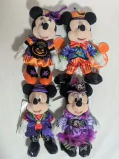 ディズニー　ハロウィン　ぬいぐるみバッジ　ミッキー　ミニー　2015　2016