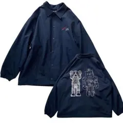 UNIQLO KAWS+WARHOL コーチジャケット 3XLサイズ ネイビーのサムネイル
