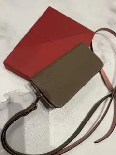 BONAVENTURA ブラウンレザー手帳型ケース