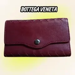 美品✨️ ボッテガヴェネタ 6連 キーケース イントレチャート レザー ボルドー
