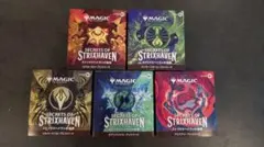 MTG】『ストリクスヘイヴンの秘密』プレリリース 5種セット 未開封 ③