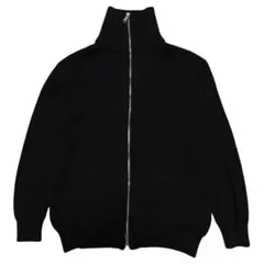 ZARA Driver’s Knit Zip Cardigan Black M
