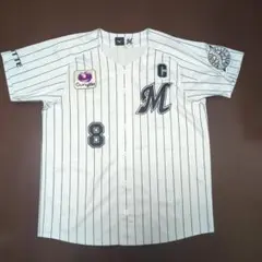 千葉ロッテマリーンズ レプリカユニフォーム中村奨吾 8番 Mサイズ