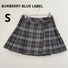 【テイ様専用】バーバリーブルーレーベルS プリーツ ラップミニスカート　チェック