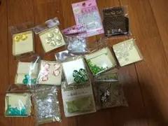 ハンドメイド用 ビーズ、ボタンパーツセット まとめ売り