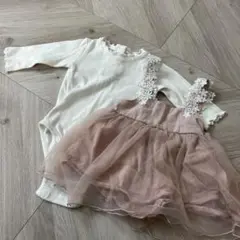 【美品】プティマイン　80cm ベビー　女の子　petitmain