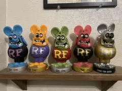 ラットフィンク Rat Fink フィギュア 5体セット エドロス ラットフィンク Rat Fink フィギュア 5体セット エドロス