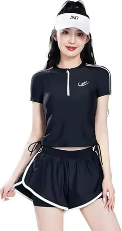 新品未使用品 レディース スイムウェア セパレート2点セット Ｌ